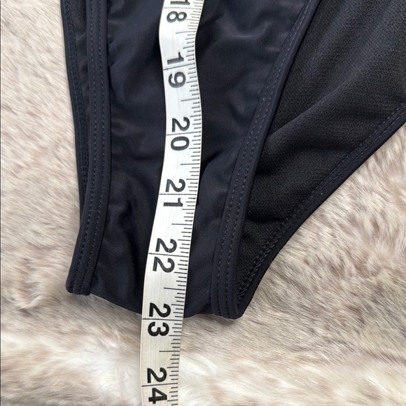 Black One-Shoulder Cutout Swimsuit - Picture 12 of 12